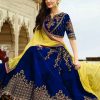 stunning-wedding-wear-blue-color-heavy-velvet-lehenga-choli