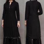 womens-daily-wear-black-color-heavy-rayon-kurti-with-plazzo