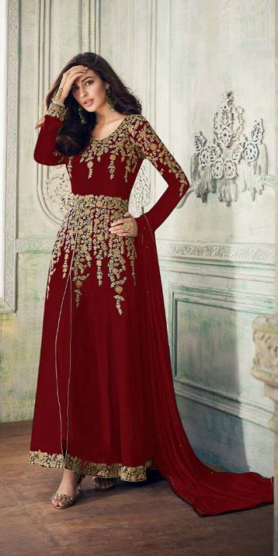 anarkali-for-womens-in-red-color-georgette-with-embroidery-work