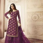 grand-look-with-pink-color-heavy-jacquard-silk-georgette-plazo-suit