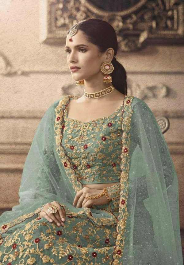 maisha-womens-mint-color-net-with-embroidered-lehenga-choli-for-womens