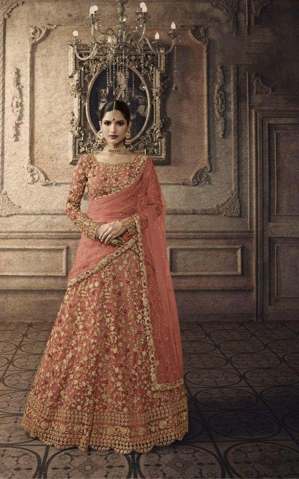 maisha-womens-orange-color-net-with-embroidered-lehenga-choli-for-womens