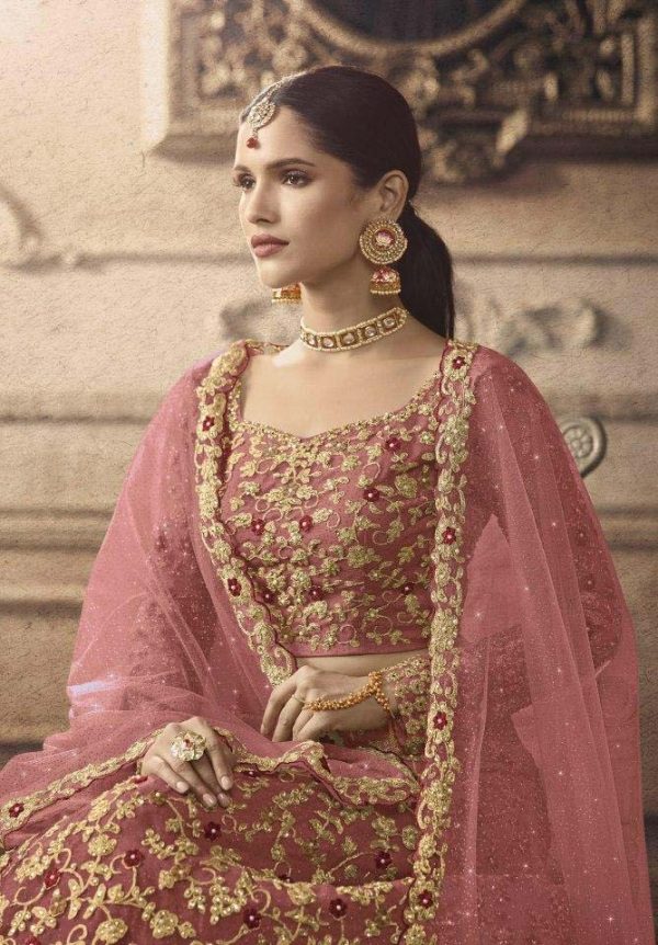 maisha-womens-pink-color-net-with-embroidered-lehenga-choli-for-womens