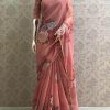 pretty-blush-red-color-georgette-digital-printed-party-wear-saree