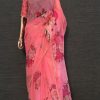 pretty-pink-color-georgette-digital-printed-party-wear-saree