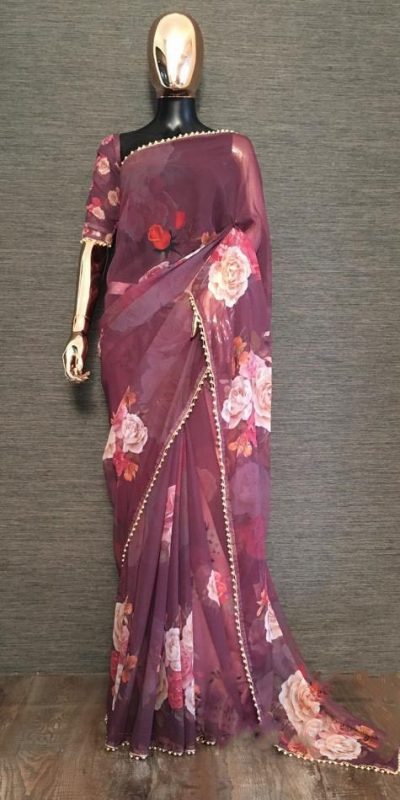 pretty-purple-color-georgette-digital-printed-party-wear-saree