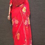 pretty-red-color-georgette-digital-printed-party-wear-saree