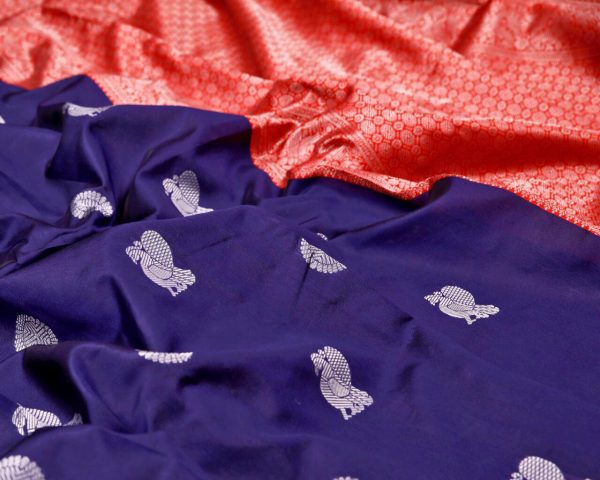 stunning-violet-color-kanchipuram-silk-woven-saree
