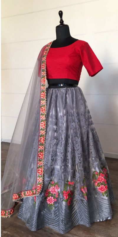 alluring-grey-color-net-with-embroidery-work-lehenga-choli