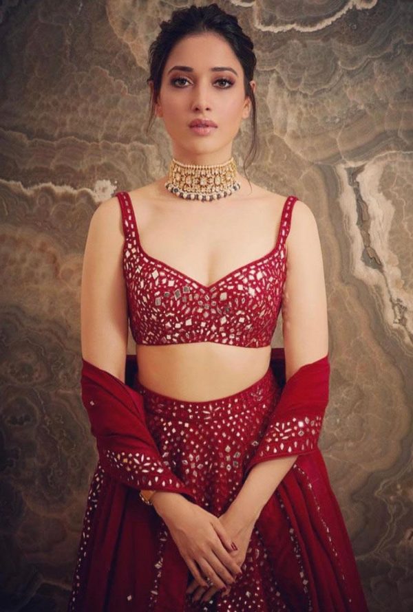 divine-tamanna-in-red-color-heavy-embroidery-bollywood-bridal-lehenga