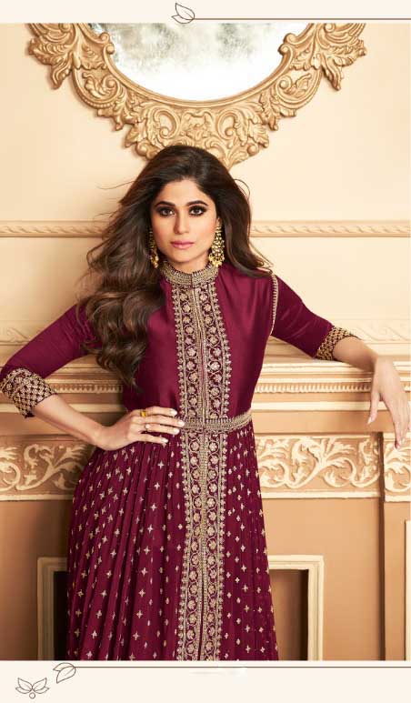 elegant-wine-color-georgette-with-embroidery-work-anarkali-suit