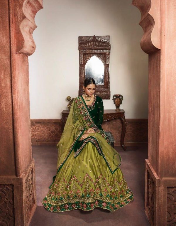 gorgeous-green-color-heavy-georgette-with-multi-work-sharara-suit