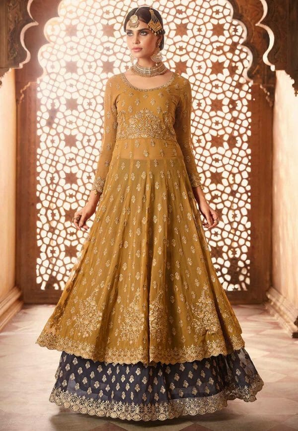 magnificent-yellow-color-georgette-with-embroidered-anarkali-sharara