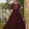 elegance-wine-color-original-velvet-mirror-work-party-wear-gown