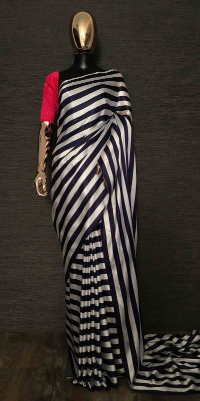 fantabulous-navy-blue-color-heavy-satin-with-floral-printed-saree