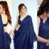 urvashi-rautela-in-heavy-Blue -color-full-sequence-work-saree
