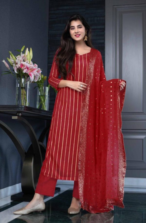 aglowing-red-color-heavy-georgette-with-sequence-work-salwar-suit