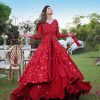 harmonious-red-color-georgette-with-embroidery-work-party-wear-gown