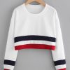 trendy-white-color-rib-cotton-with-stripped-crop-top-sweatshirt