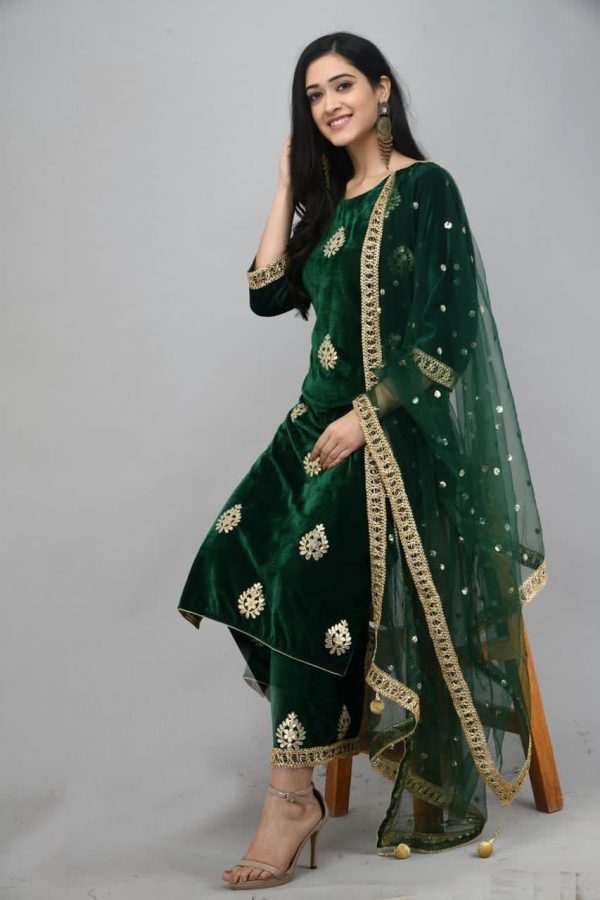 pretty-green-color-viscose-velvet-with-embroidered-plazzo-suit