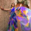 trending-light-weight-violet-with-multi-color-organza-party-wear-saree