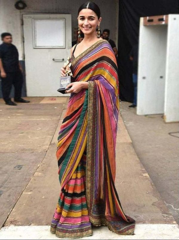 gorgeous-alia-bhatt-in-sabyasachi-multi-color-designer-party-wear-saree