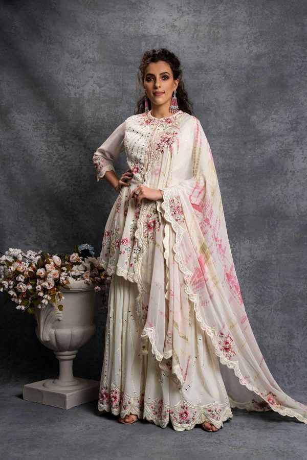 majestic-trendy-white-color-party-wear-sharara-suit