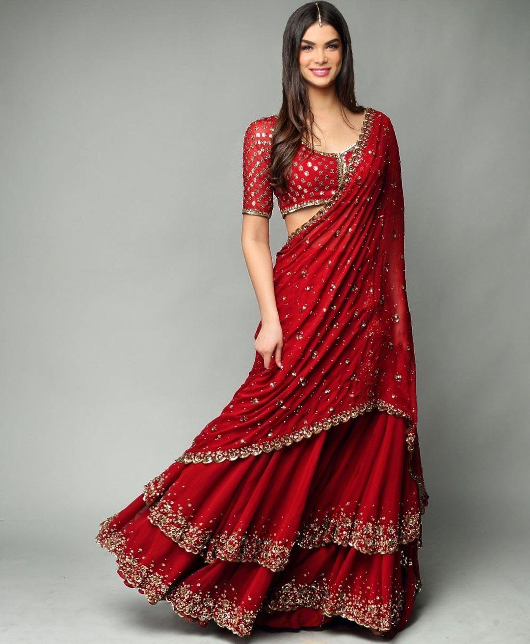 Bridal Lehenga Designs Red | Maharani Designer Boutique-sgquangbinhtourist.com.vn