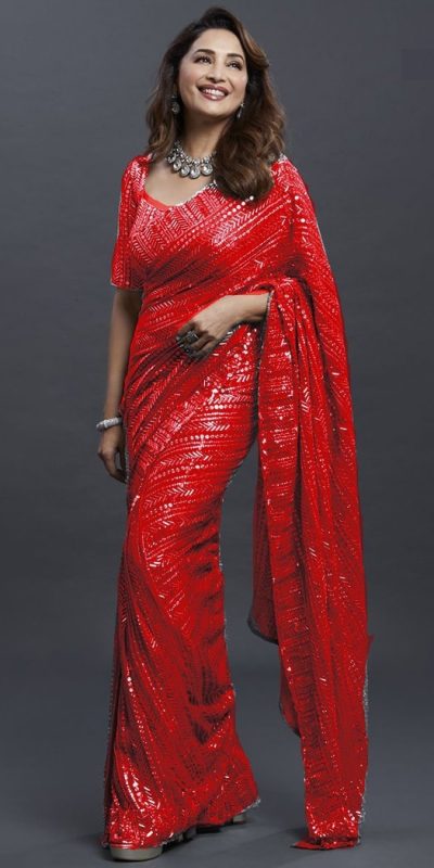 dreamy-red-color-georgette-with-fancy-sequence-work-saree