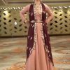 harmonious-pink-color-cording-embroidery-work-party-wear-gown