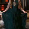 beauteous-green-color-heavy-embroidery-with-jacket-style-anarkali