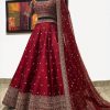 elegant-red-color-embroidery-sequence-work-festive-lehenga-choli