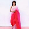 fashionable-multi-color-color-pleating-with-digital-printed-saree