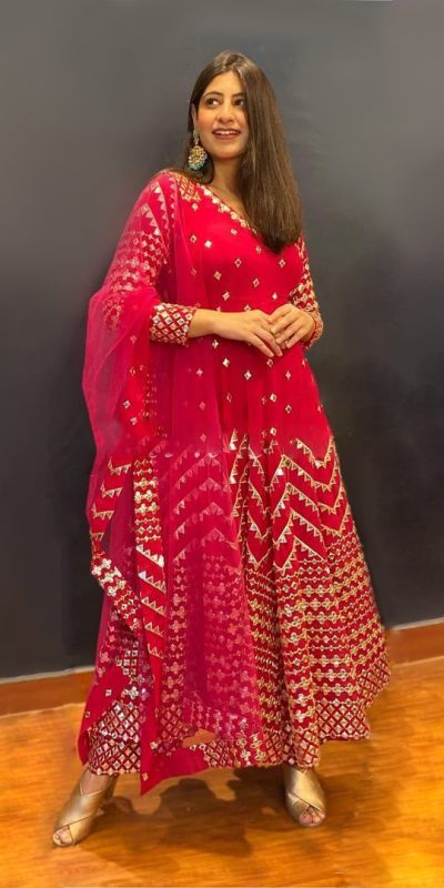 adorable-pink-colour-georgette-with-sequence-work-party-wear-gown