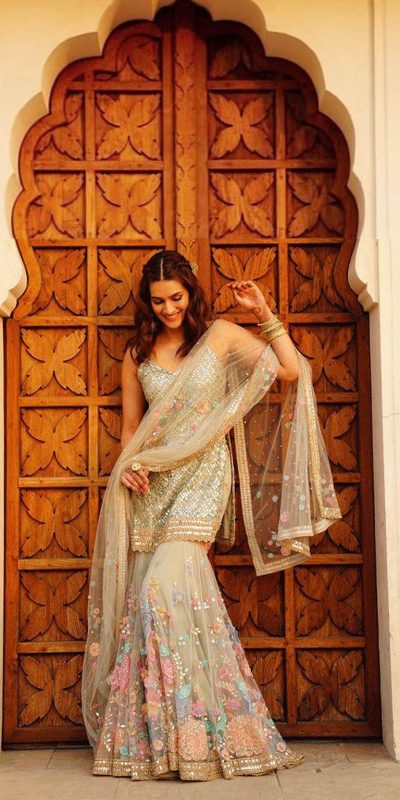 grand-look-with-kriti-sanon-off-white-color-party-wear-sharara-suit