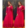yankita-kapoor-impeccable-pink-color-sequence-work-sharara-suit