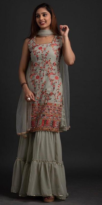 latest-party-wear-grey-colour-heavy-embroidery-work-sharara-suit