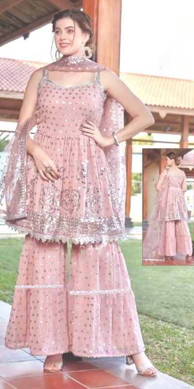 aall-new-latest-blush-pink-color-fancy-sharara-suit-for-womensdorable-blush-pink-color-party-wear-faux-georgette-sharara-suit