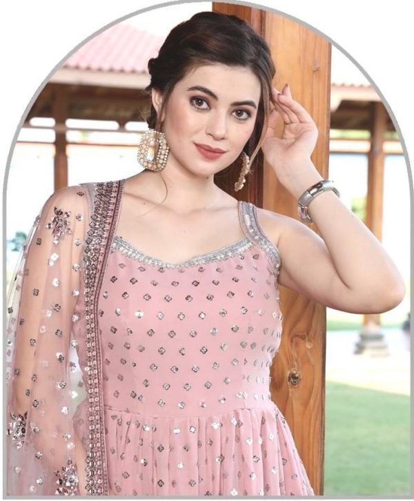 all-new-latest-blush-pink-color-fancy-sharara-suit-for-womens