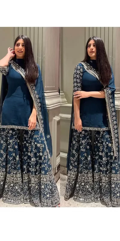 amazing-peacock-blue-sharara-suit-embellished-with-heavy-sequins