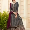 black-wine-georgette-embroidered-sharara-suit-with-real-mirror-work
