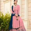 pink-blue-georgette-embroidered-sharara-suit-with-real-mirror-work