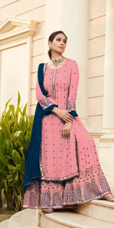 pink-blue-georgette-embroidered-sharara-suit-with-real-mirror-work