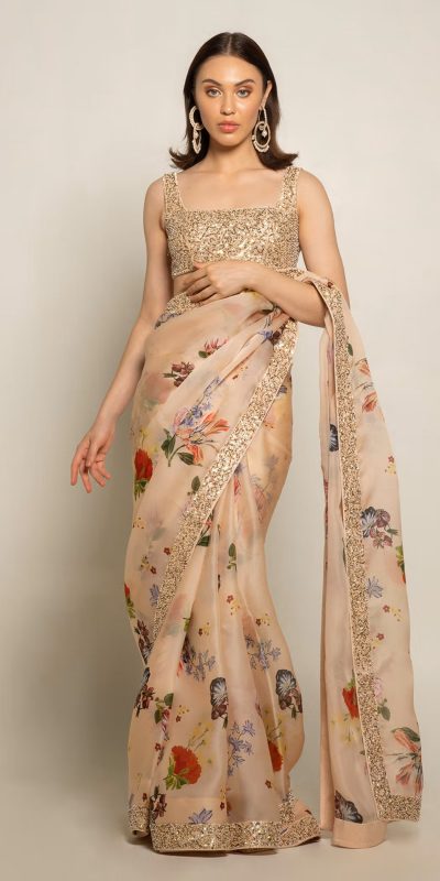 beauteous-cream-color-embroider-light-weight-saree