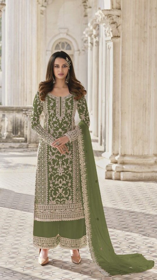 adorable-green-color-butterfly-net-and-embroidery-work-sharara