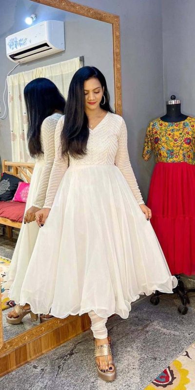 awesome-white-color-party-wear-fancy-gown-for-girls