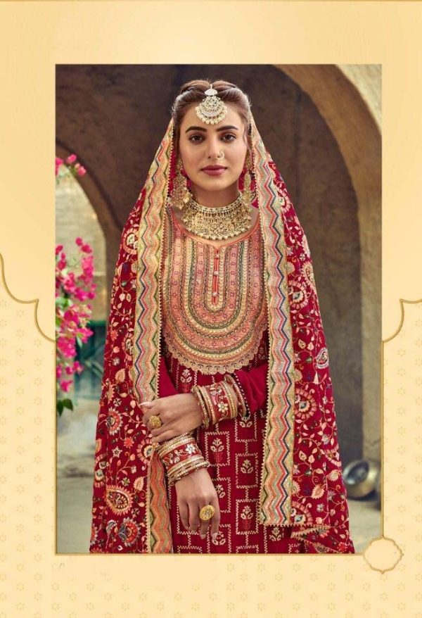 new-exclusive-red-color-embroidery-work-sharara-suit