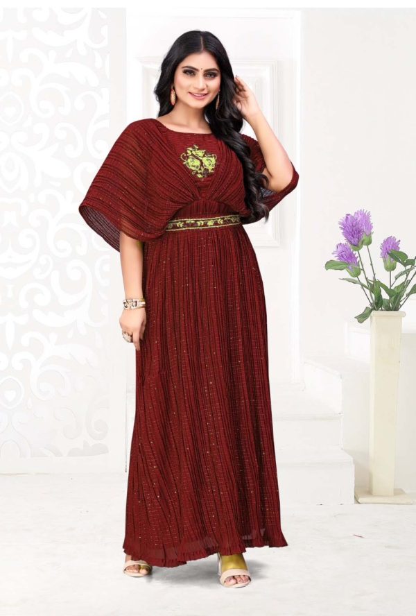 beautiful-maroon-color-heavy-georgette-with-hand-work-gown