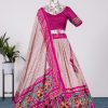 Pink Silk with Heavy Tassels Lehenga Choli
