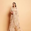 beautiful-cream-color-organza-silk-with-embroidery-work-saree